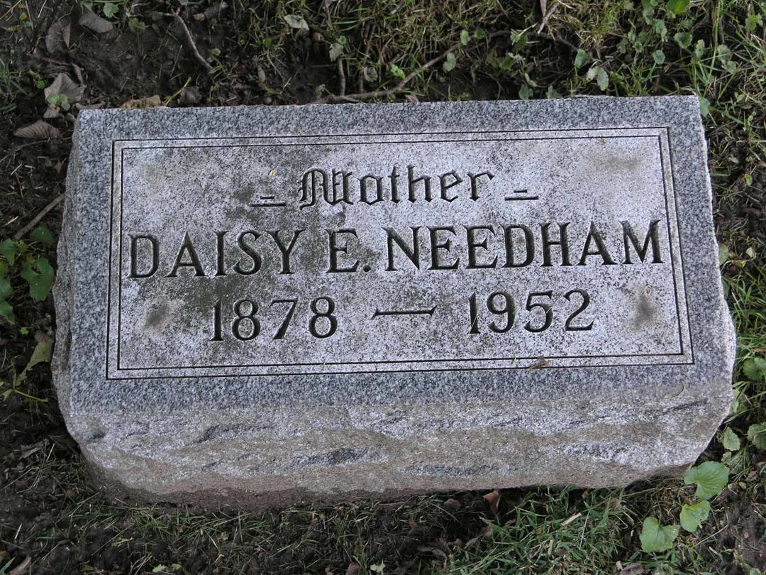 Daisy E Needham 1878-1952 Headstone -  Reduced.jpg