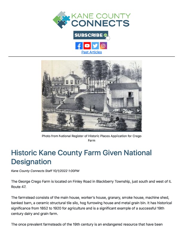 News Article 10-1-2022 George Crego Farm.pdf