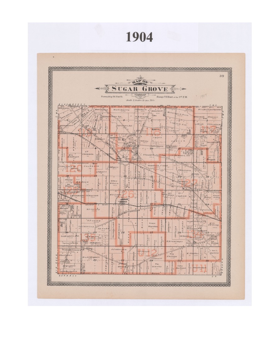 Map, Plat, 1904, Sugar Grove Township, Kane County, Illinois.pdf