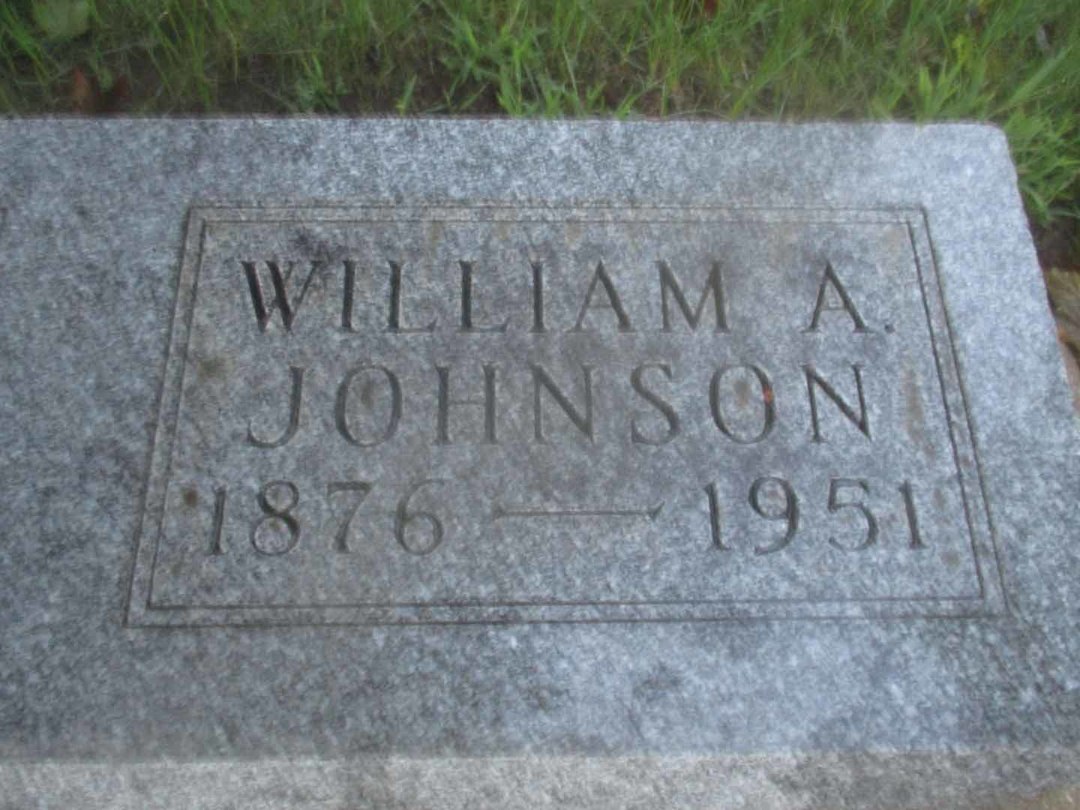 WILLIAM A JOHNSON 1876 - 1951 HEADSTONE.JPEG - Reduced.jpg