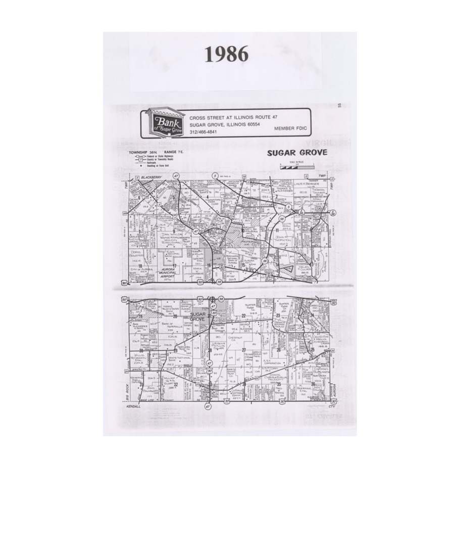 Map, Plat, 1986, Sugar Grove Township, Kane County, Illinois.pdf