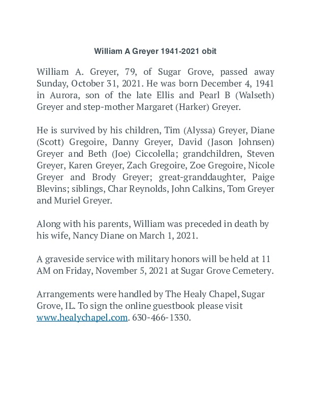 William Greyer 1941-2021 obit.pdf