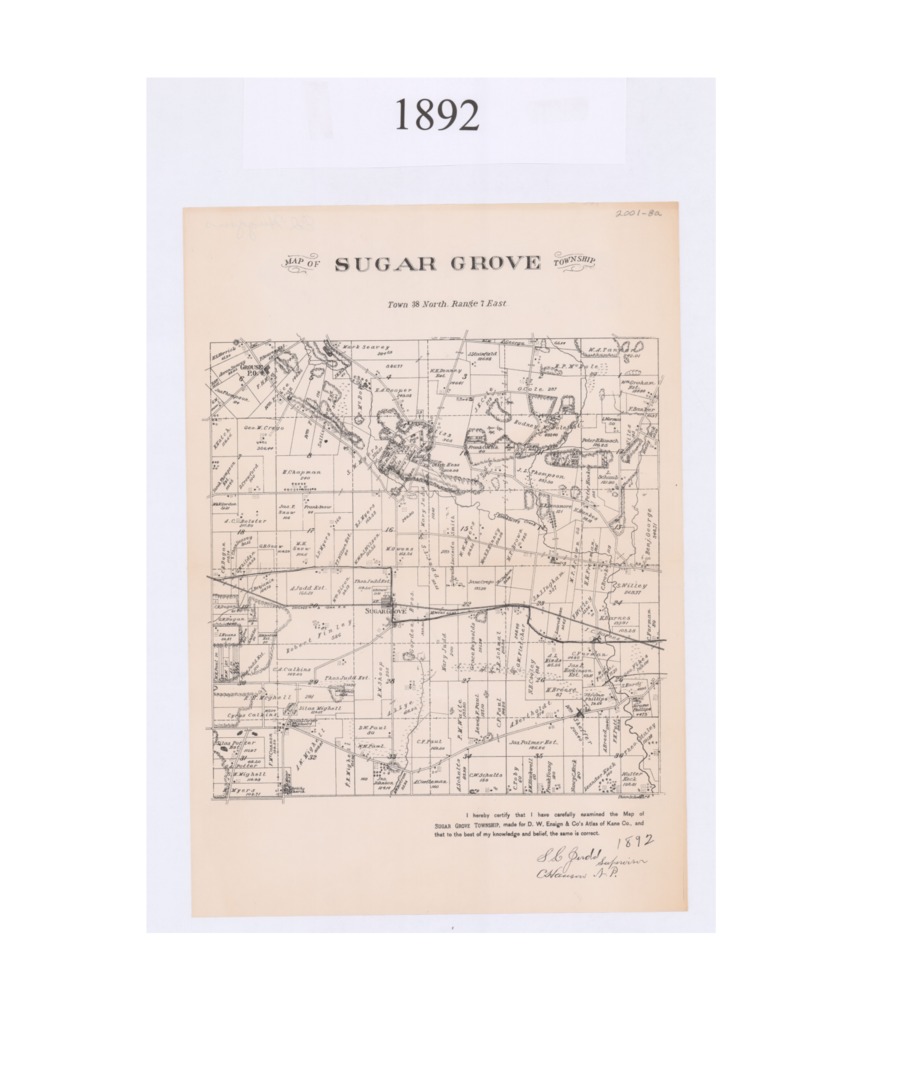 Map, Plat, 1892, Sugar Grove Township, Kane County, Illinois.pdf