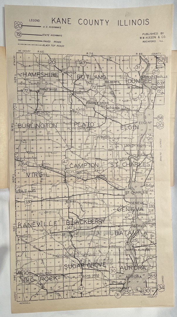 Plat Book of Kane County, 1943