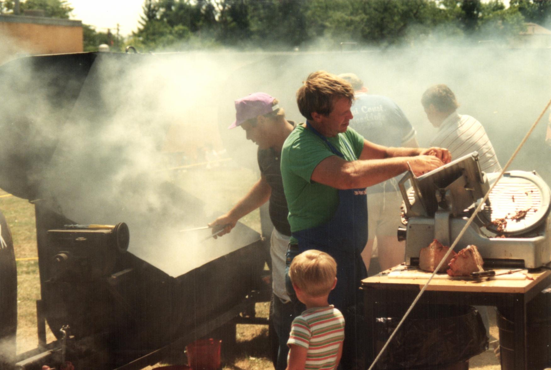 1992 Sugar Grove Corn Boil · Sugar Grove Historical Society 