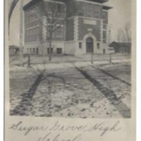 Sugar Grove High School:  Postcard from Hilda to Roma Lemmon, 1909