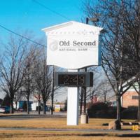 Old Second National Bank Sign