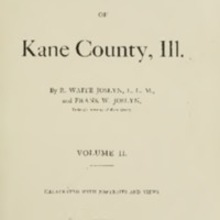 2/4  Sugar Grove History. Source: “History of Kane County, Ill.” By R. Waite Joslyn, L.L.M., and Frank W. Joslyn, 1908 [Part 2 of 4:  Pages 302-601]