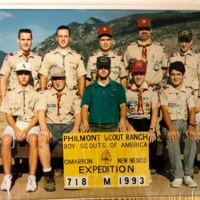 Boy Scout Troop 41:  1993 Trek to Philmont Scout Ranch, New Mexico