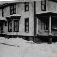 Early Sugar Grove Library:  The Snow Family House was used as the Sugar Grove Library until it was torn down.  Circa 1910.