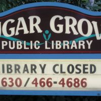 Sugar Grove Public Library Sign Photo