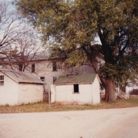 Water &amp; Utility Sheds of the Old Hotel - Hand dated 1936 - 1938