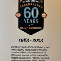 Sugar Grove Public Library History Display 1843 - 2023