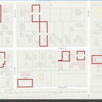 Property Map:  Main St., Maple St., Grove St., West St.