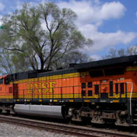 BNSF Engine and Sugar Grove Water Tower.jpg